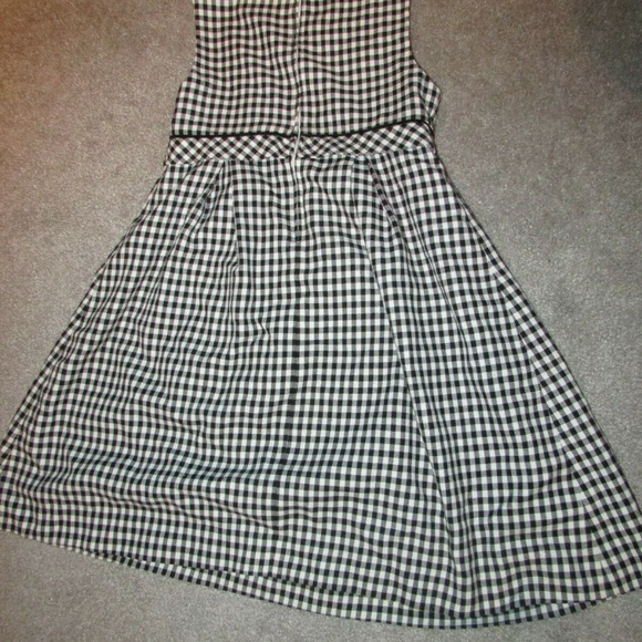 FLORENCE EISEMAN BLACK & WHITE GIRLS DRESS SIZE 6 - Picture 8 of 8